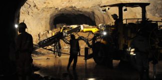 A picture of the wet mine underground operations