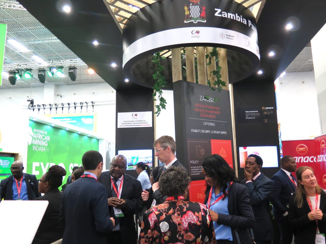 Zambia pavilion at the 2023 Investing in African Mining Indaba