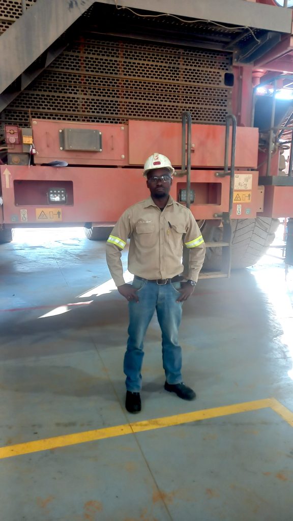 Kelvin Poho on site at Kansanshi Mining Plc