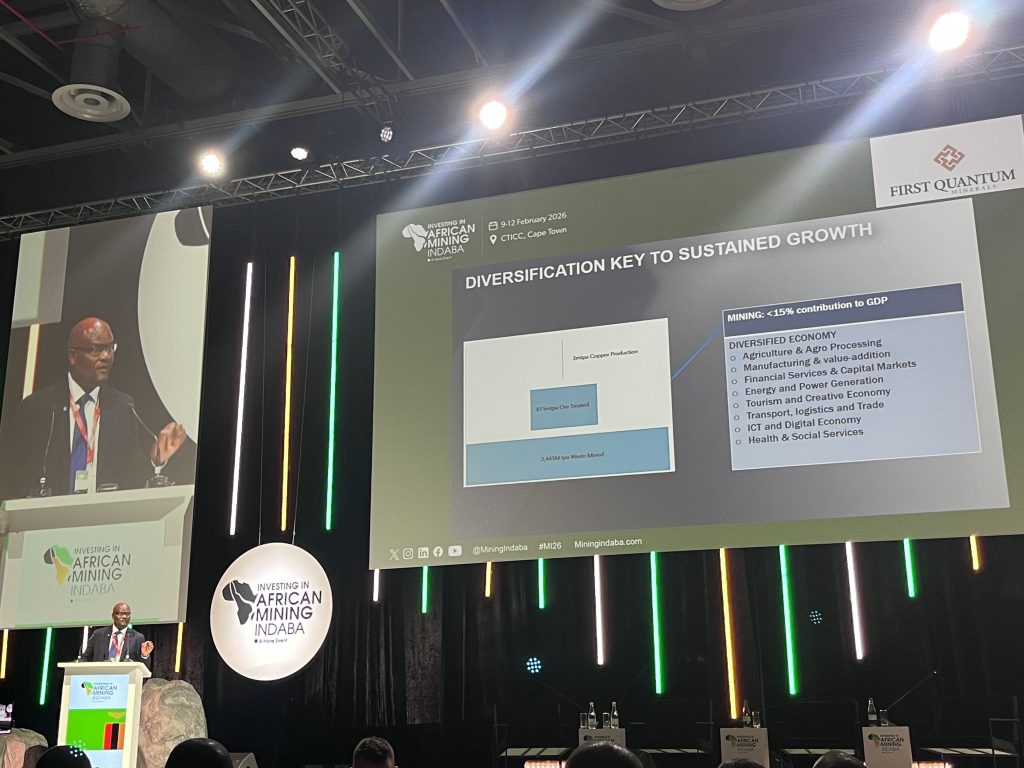 Quantum Minerals Zambia, during the 'Country Showcase' at the 2026 Indaba