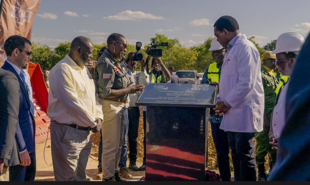 The April 2026 shaft-sinking ceremony at Mingomba Mine (photo: KoBold Metals)